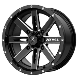 BKT AT 171 28-9-14 Tires on MSA M41 Boxer Wheels