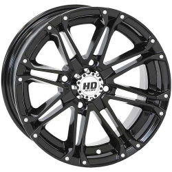 Terminator 28-10-14 Tires on STI HD3 Black Wheels