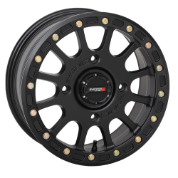 Assassinator Mud Tires 29.5-8-14 on SB-5 Matte Black Beadlock Wheels
