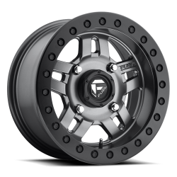 Fuel Off-Road Anza D918 Beadlock Matte Anthracite w/ Black Ring 14x7 Wheel/Rim