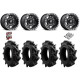 EFX Motohavok 28-8.5-14 Tires on Fuel Anza D557 Wheels
