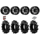 EFX Motohavok 28-8.5-14 Tires on MSA M40 Rogue Wheels