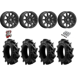 EFX Motohavok 31-8.5-14 Tires on V02 Satin Black Wheels