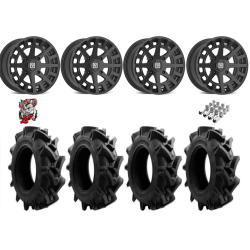 EFX Motohavok 31-8.5-14 Tires on V04 Satin Black Wheels