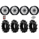 EFX Motohavok 35-8.5-20 Tires on ITP Hurricane Machined Wheels