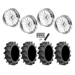 EFX Motohavok 35x8.5-22 Tires on JTX Forged Silencer Polished Wheels