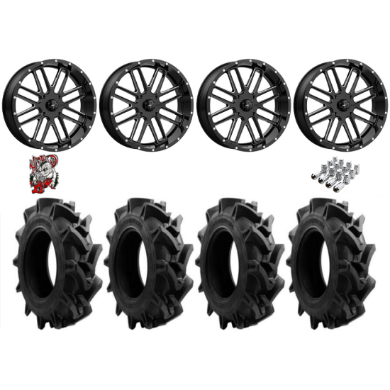 EFX Motohavok 37-9.5-22 Tires on MSA M35 Bandit Wheels