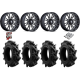 EFX Motohavok 45-10-24 Tires on MSA M51 Thunderlips Machined Wheels