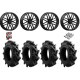 EFX Motohavok 40-9.5-24 Tires on ST-3 Matte Black Wheels