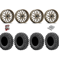 EFX Motoravage 32-10-18 Tires on ITP Hurricane Bronze Wheels