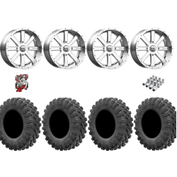 EFX Motoravage 32-10-18 Tires on MSA M34 Flash Chrome Wheels