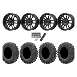 EFX Motoravage 30x10-14 Tires on MSA M43 Fang Wheels