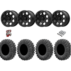 EFX Motoravage 30-10-15 Tires on MSA M44 Cannon Beadlock Wheels