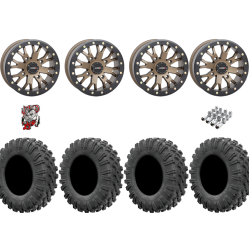 EFX Motoravage 30-10-14 Tires on ST-3 Bronze Wheels