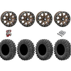 EFX Motoravage 30-10-14 Tires on STI HD9 Bronze Beadlock Wheels
