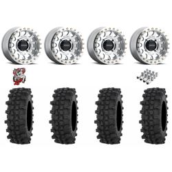 Frontline ACP 30-10-14 Tires on Method 401 Machined-Raw Beadlock Wheels