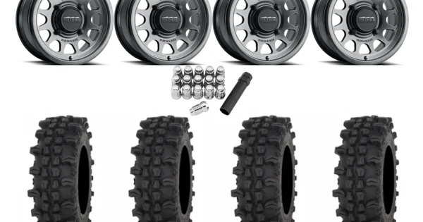 Frontline ACP 30-10-14 Tires on Method 414 Gloss Graphite Wheels