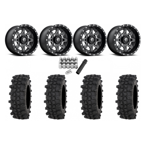 Frontline ACP 28x10-14 Tires on Fuel Maverick Wheels