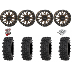 Frontline ACP 30-10-14 Tires on SB-4 Bronze Beadlock Wheels