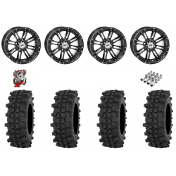 Frontline ACP 30-10-14 Tires on STI HD3 Gloss Black Wheels