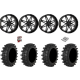 Frontline ACP 40-12-24 Tires on ST-7 Gloss Black & Milled (24x9) Wheels