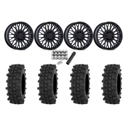 Frontline ACP 33x9.5-20 Tires on MSA M50 Clubber Gloss Black Wheels