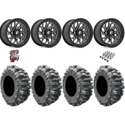 Interco Bogger 31-9.5-15 Tires on Fuel Runner Gloss Black Milled Wheels