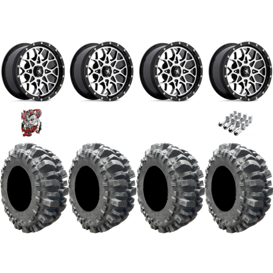 Interco Bogger 30-10-15 Tires on MSA M45 Portal Machined Wheels