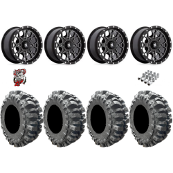 Interco Bogger 30-10-15 Tires on MSA M45 Portal Gloss Black Milled Wheels