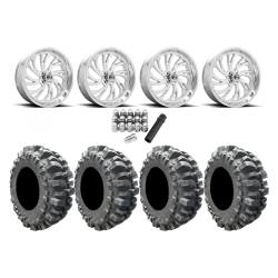 Interco Bogger 33x9.5-20 Tires on Fuel Kompressor Polished Wheels