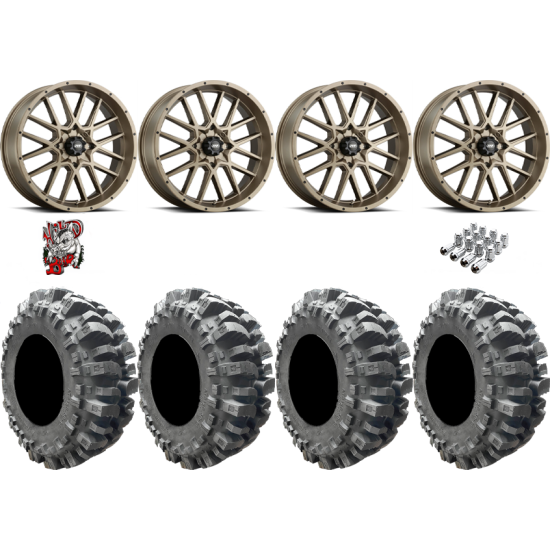 Interco Bogger 35-9.5-20 Tires on ITP Hurricane Bronze Wheels