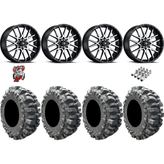 Interco Bogger 35-9.5-20 Tires on ITP Hurricane Machined Wheels