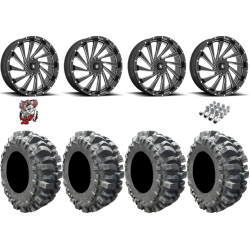 Interco Bogger 35-9.5-20 Tires on MSA M46 Blade Milled Wheels