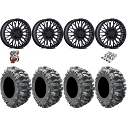 Interco Bogger 33-9.5-20 Tires on MSA M50 Clubber Gloss Black Wheels