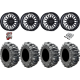 Interco Bogger 35-9.5-20 Tires on MSA M50 Clubber Gloss Black Wheels