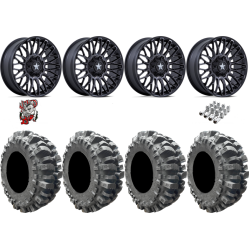Interco Bogger 33-9.5-20 Tires on MSA M50 Clubber Matte Black DDT Wheels