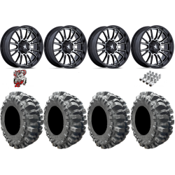 Interco Bogger 35-9.5-20 Tires on MSA M51 Thunderlips Machined Wheels