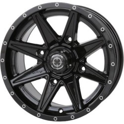 Frontline 308 Gloss Black 14x7 Wheel/Rim