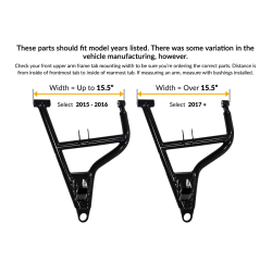 Polaris RZR 4 900 1.5" Forward Offset A-Arms