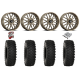 System 3 ATX470 35-10-18 Tires on ITP Hurricane Bronze Wheels