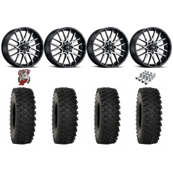 System 3 ATX470 35-10-18 Tires on ITP Hurricane Machined Wheels