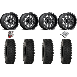 System 3 ATX470 28-10-14 Tires on Fuel Maverick Wheels