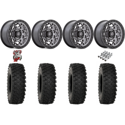 System 3 ATX470 32-10-15 Tires on Fuel Unit Matte Anthracite Wheels
