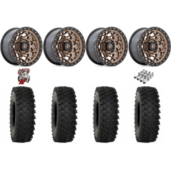 System 3 ATX470 33-10-15 Tires on Fuel Unit Matte Bronze Wheels