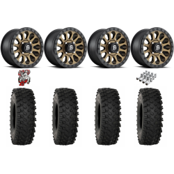 System 3 ATX470 32-10-15 Tires on Fuel Vector Matte Bronze Wheels