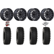 System 3 ATX470 33-10-15 Tires on MSA M49 Creed Matte Black Wheels