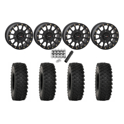 System 3 ATX470 30x10-14 Tires on SB-5 Matte Black Beadlock Wheels