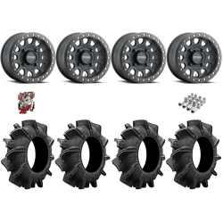 Assassinator Mud Tires 32-8-14 on Method 401 Matte Black Beadlock Wheels