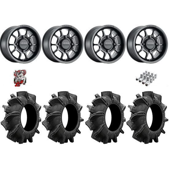 Assassinator Mud Tires 28-10-14 on Method 409 Matte Black Wheels