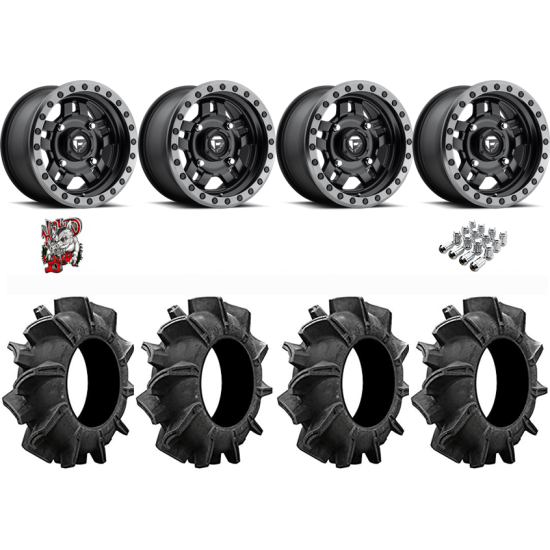 Assassinator Mud Tires 28-10-14 on Fuel Anza D557 Wheels